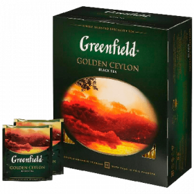 Чай в пакетиках GREENFIELD Golden Ceylon черный, 100 пакетиков фото 3485