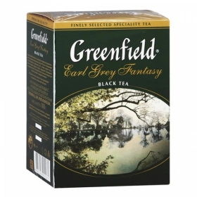 Чай GREENFIELD Earl Grey Fantasy черный листовой, 100 г фото 1825