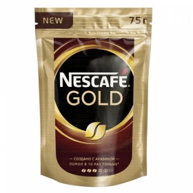 Кофе растворимый NESCAFE GOLD, 75 г (м/у) фото 1851