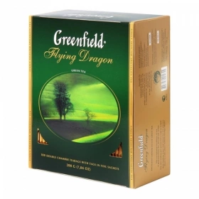 Чай GREENFIELD Flying Dragon зеленый, 100 пакетиков фото 1790