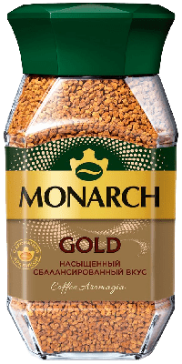Кофе растворимый JACOBS MONARCH ГОЛД, 190 г стекло фото 3498